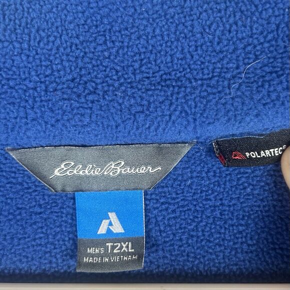 Eddie Bauer First Ascent Fleece Mens 2XL Tall Polartec Pullover Long Sleeve T2XL - Picture 3 of 11